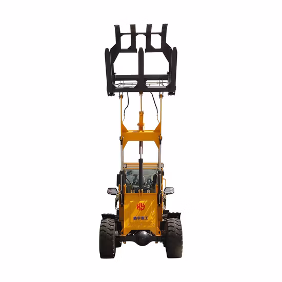 Cargadoras de ruedas de túnel Mini Loader Zl15 con Xinchai 498